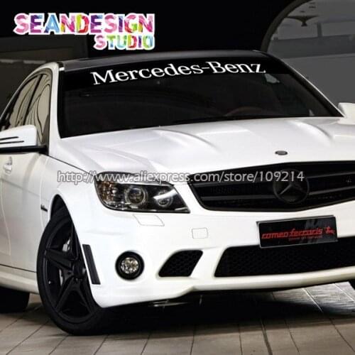 C63 A45 CLA GLC GLA GLK G300 G350 G500 auto car Windshield Decal Sticker PVC