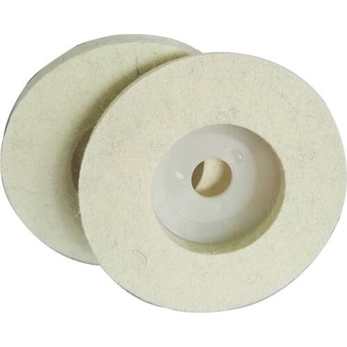 Wool Felt Polish Wheel Disc Pad Angle Grinder Buffing Wax Metal Polisher Rotary Tool Abrasive Polishing Grinding Round