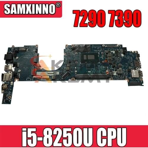 For Dell latitude 7290 7390 I5-8250U Laptop motherboard CN-0GGKXG 0GGKXG GGKXG DAZ20 LA-F312P tested well shipping