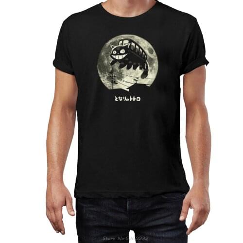 My Neighbor Totoro Catbus T-Shirt - Studio Ghibli Inspired Unisex Comedy T-Shirt Fashion Men T Shirts Tees Streetwear