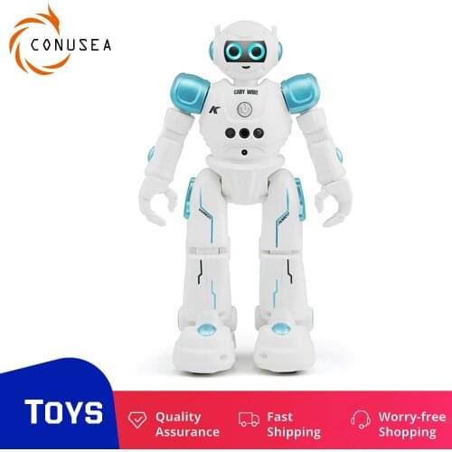 JJRC R11Cady Wike Rc Robot Toy Gesture Sensing 2.4Ghz Remote Control Robot for Kid 3-8 Year Birthday Gift Present Toys Boys Girl