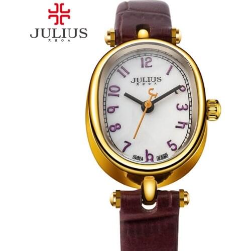 JULIUS JA-860 Women Watches Rose Gold Brand Luxury Fashion Ladies Watch Classic Business Elegant 2017 New Korean Designer Reloj