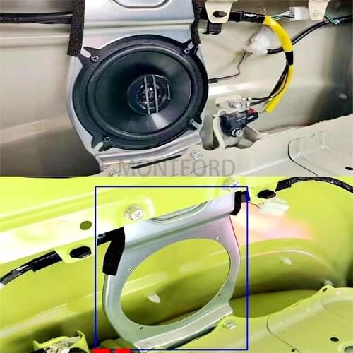 BAJA Rear 5 Inch Speaker Bracket Kit 99197-77R10 With Wire Harness For 2019 2020 2021 Suzuki New Jimny JB64 JB74 Accessories