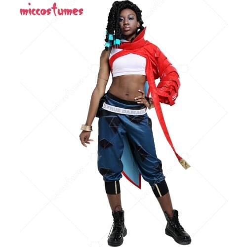 True Damage Senna Women Hip-hop Cool Cosplay Costume