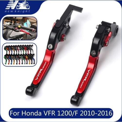 Laser Logo(VFR1200F)New CNC Motorcycle Accessories Brake Clutch Levers For Honda VFR 1200/F 2010 2011 2012 2013 2014 2015 2016