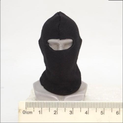 1/6 Scale Russian Spetsanz MVD SOBR Black Headgear Hat Models for 12''Figures Bodies Accessories