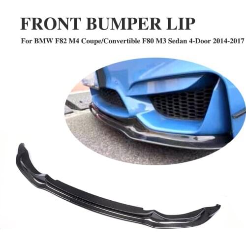 For F80 F82 F83 M3 M4 Carbon Fiber Front Lip for BMW F80 M3 Sedan F82 M4 Coupe F83 M4 2012 - 2017