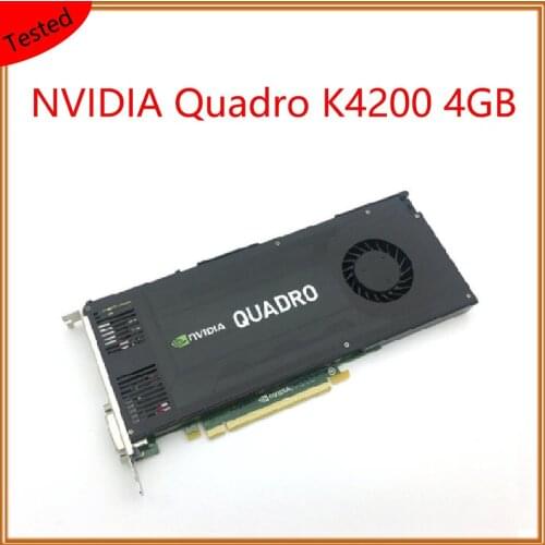 Quadro K4200 4GB For NVIDIA Professional Graphics Card for 3D Modeling, Rendering, Drawing, Design, Multi-screen Display