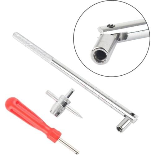 Car Tire Changer Chrome Metal Tyre Valve Stem Puller Repair Kit Tyre Repairing Tool Car Motorcycle accessories