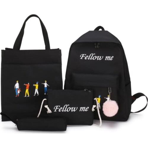 Backpacks For Children Simple Solid Candy Color Outdoor School Bags Large Lapacity Oxford Shoulder Bag Backpack sets