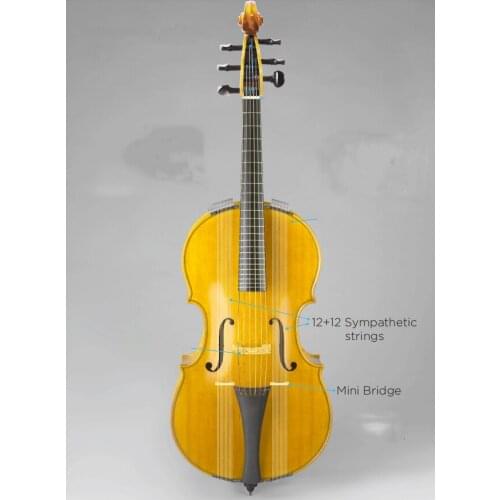 Copy of 1724 Yo-Yo Ma sleeping beautiful cello 7/8 , perfect sound #11161