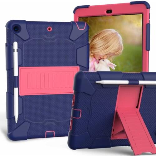 Heavy Armor Shochproof kids Silicone Cover case for iPad 10.2 2019 7 7th Gen A2198 A2200 A2197 10.2" Tablet Funda Capa #S