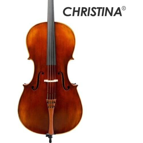 CHRISTINA C07 Professional Performance Level Test Handmade Wood Tiger Cello