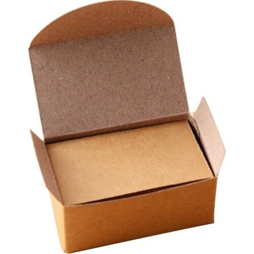 XRHYY 100pcs Thank Blank Kraft Paper Cards Brown Word Message Cards Logo Small Label Bookmark Cards Wedding Party Festival Gift