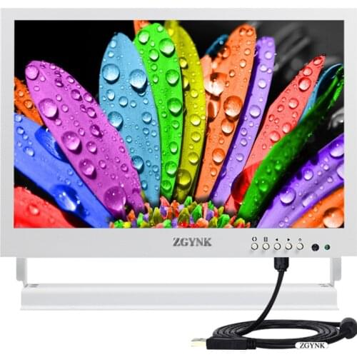 10 inch high score 1080P white capacitive touch display industrial control equipment medical touch IPS display HDMI computer exp