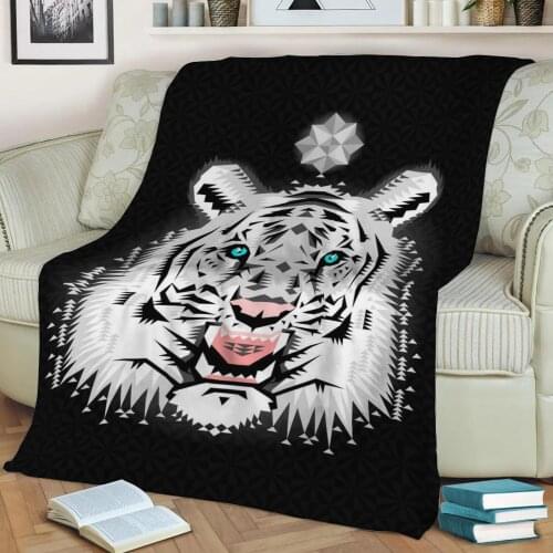 Abstract Geometric Art 403 3D Printed Velvet Plush Throw Fleece Blanket Bedspread Sherpa Blanket Home Decora