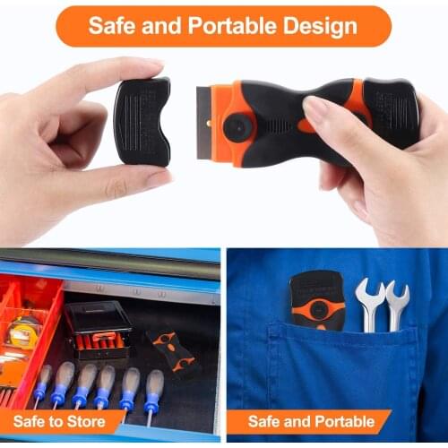 Auto Scraper Blade Tool Car Window Glass Stovetop Vinly Film Sticker Installation Tint Glue Gap Cleaner Sreen Squeegee Knife