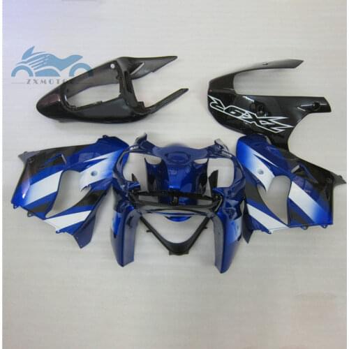 Free Custom Motorcycle fairing kit for KAWASAKI Ninja ZX9R 2002 2003 racing plastic fairings set 02 03 ZX 9R blue black bodywork