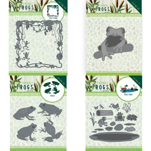 CH 2020 New Arrival frogs Metal Cutting Dies 3D DIY Scrapbooking Carbon Sharp Craft Die Photo Invitation Cards Decor