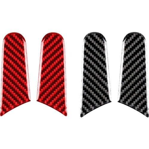 Real Carbon Fiber Side Rearview Mirror Cover Decoration Trim Fit For Porsche Macan 2014-2021 Exterior Car Accessories