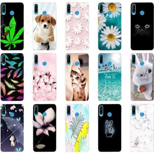 Case for huawei honor 9x Case Silicon Soft TPU Back Cover for huawei honor 9x premium Fingerprint Hole Russian 5.69 inch