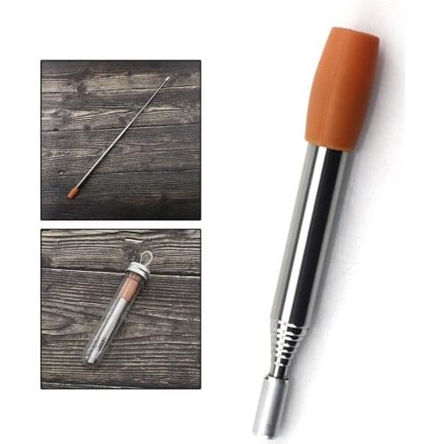 Outdoor Blowing Torch Adjustable Telescopic Pocket Bellows Outdoor Camping Survival Tool Stainless Steel Collapsible Fire Stick