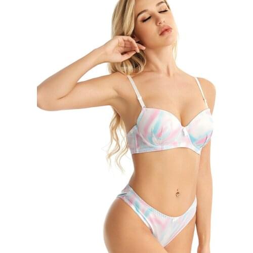 CYNTHRA Bra Set Sexy Womens Seamless Thin Cup Soft Gathering Comfortable Ladies Underwear Suit Push Up Lingerie For Women