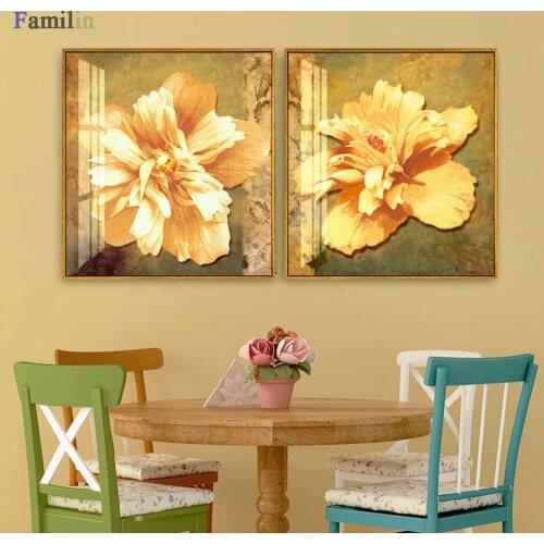 Beautiful Color Flowers Painting Nordic Abstract Canvas Art Print Poster Plant Vintage Wall Pictures Living Room Home Décor02