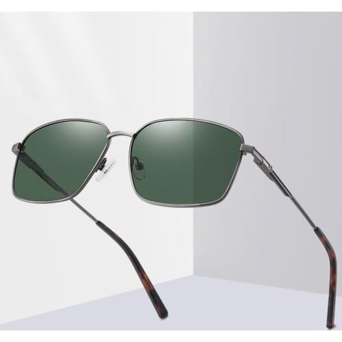 DESEN Brand Designer 2021 Men Sunglasses Vintage Polarized Sunglasses Metal Frame Sunglasses Female Fashion Shades Gafas De Sol