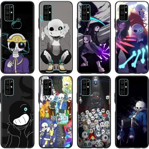 Undertale Sans Anime Soft TPU Cover For Honor 9 10 X10 9A 9C 9S 9N 10i 10X 9X Lite Pro 5G Phone Case Shell