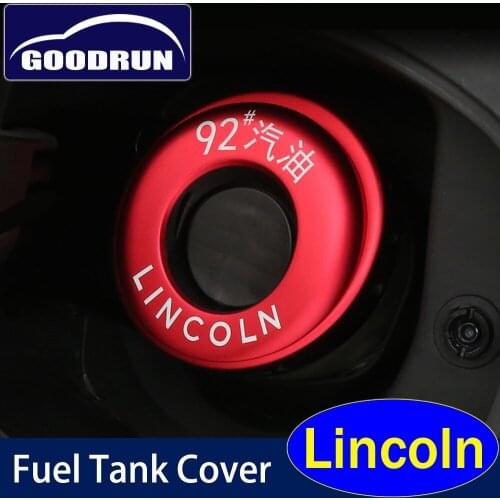 Gas Tank Fuel Warning Cover Cap For Lincoln 92# 95# Styles Oil Sticker Trim Gasoline Modification Auto Styling Accessories
