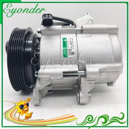 A/C Air Conditioning Compressor Cooling Pump with Pulley PV6 Clutch 6PK HS18 for JEEP Cherokee KJ 3.7 2001-2008 55111400AA