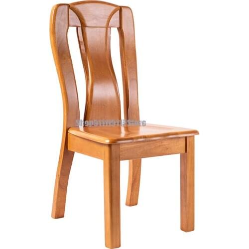 All Solid Wood Dining Chair Nordic Modern Simple Leisure Mahjong Hotel Hotel Office Dining Room Family Armchair