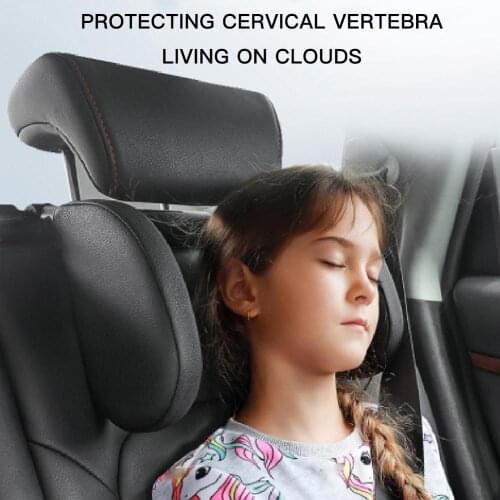Car Headrest Pillow Car Travel Neck Pillow Sleeping Seat Side Pillow Soft and Adjustable for Kids and Adults Dropshipping