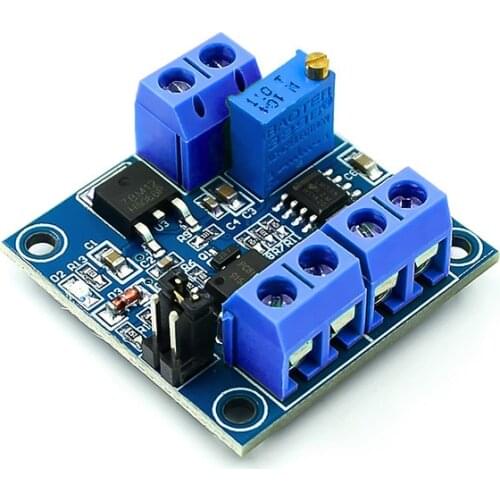PWM to Voltage Converter Module 0%-100% to 0-10V for PLC MCU Digital to Analog Signal PWM Adjustabl Converter Power Module