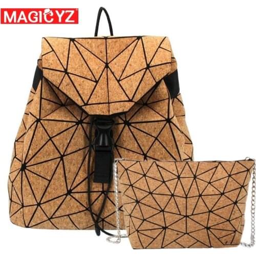 NEW Casual Womans Backpack Young Student Drawstring School Bag Environmental Protection Tree Pattern Travel Shoulder Bag Set