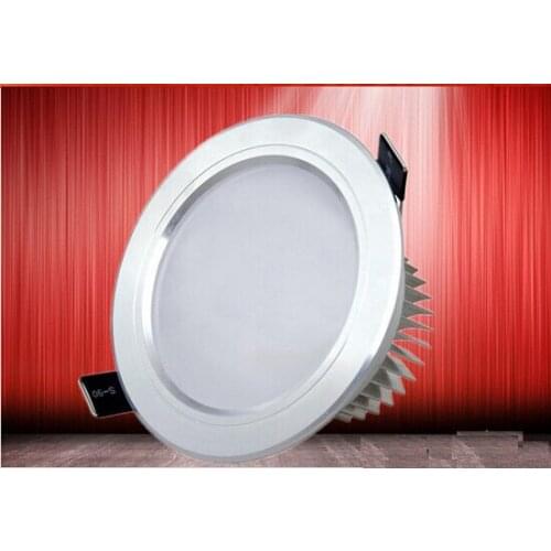 10pcs/lot 9 W 12W 15W 21W Epistar Dimmable led downlight AC85-265V Contains the drive power led Ceiling light