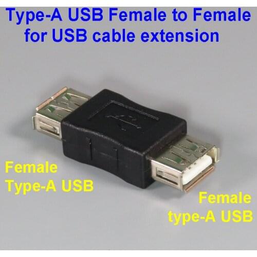 USB A-type Female to Female A-type USB AF cable converter USB-A male to female connector adapter for OTG Function