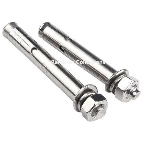 M20*150/M20*200, 304 Stainless Steel External Expansion Screw Expansion Bolt External Reduction Belt Built-in Tension Explosion