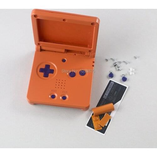 10sets/lot For Nintendo GBA SP Shell For Game Boy Advance SP Replacement Housing Case cover ChengChengDianWan