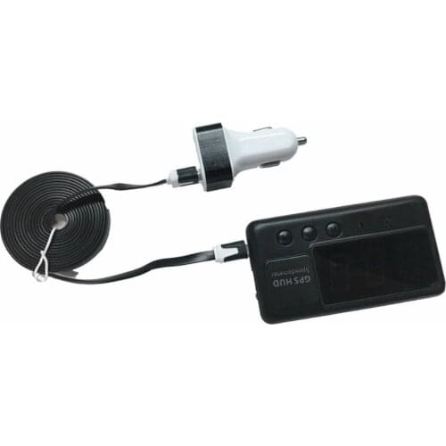 2018 Universal GPS HUD Digital Head Up Display Car Speed Warning 3 USB Adapter