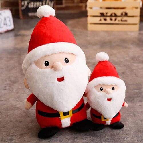 2020 Merry Christmas Ornaments Christmas Gift Santa Claus Plush Toy Doll Hang Decorations For Home Enfeites De Natal Holiday U3