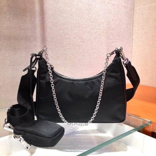 2021 Fashion ladies canvas shoulder bag, chain crossbody bag, mobile phone bag, zero wallet, free global transportation