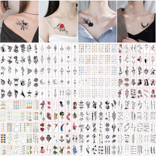 30pcs/set Waterproof Temporary Tattoo Sticker Arm Body Waterproof Temporary Tattoos Women Men Body Art Tattoo Sticker