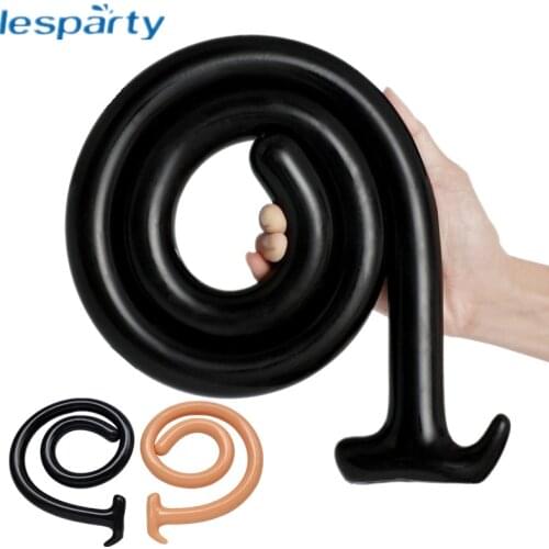100CM Overlength Anus Plug Butt Masturbator Silicone Dildo Prostata Massager Anal Sex Toys for Women Men Erotic Adults Products