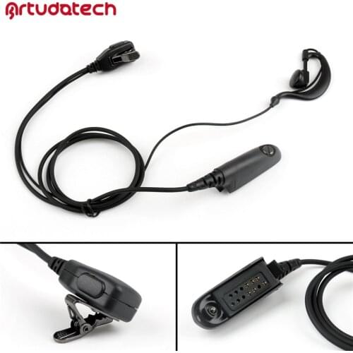 Artudatech G-Shape Ear Hook Earpiece Headset For Motorola GP338 GP339 GP340 GP360 GP380 GP 338 339 340 380 Accessories