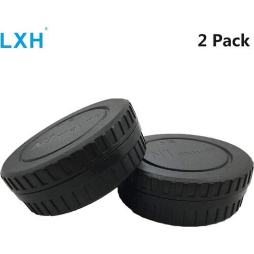 LXH LC-N1 Camera Front Body Cap+Rear Lens Cap Cover Kit for Nikon N1-Mount Nikon 1 N1 J1 J2 J3 J4 V1 V2 V3 S1 S2 AW1 Camera Body