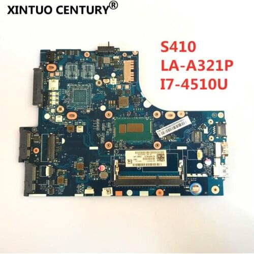 For Lenovo S410 S40-70 M40-70 notebook motherboard LA-A321P motherboard CPU i7 4500U/4510U DDR3 100% test work