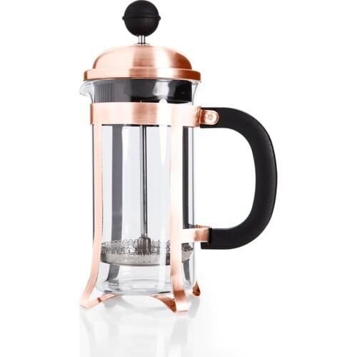 French Presses pot Practical Coffee Machine Multifunctional Durable Coffee Kettle Teapot Stainless Steel Glass