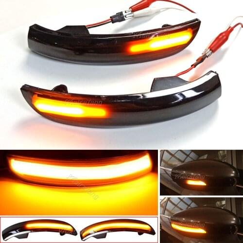 Side Mirror Indicator LED Dynamic Turn Signal Light For Ford Kuga Escape EcoSport 13-18 Focus 3 MK3 SE ST 12-18 C-Max 13-17